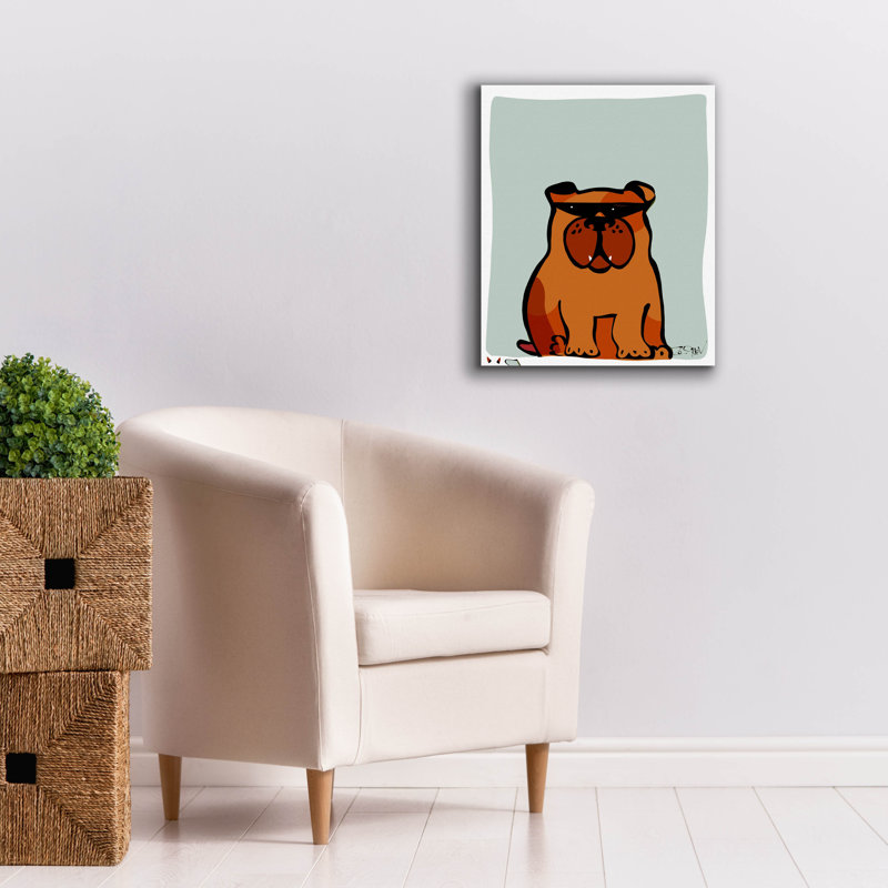 'Woof' by Irena Orlov, Canvas Wall Art, 24" H x 20" W x 0.75" D