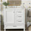 Ensemble de commode 30 po avec lavabo et porte à fermeture douce et armoire de rangement 3 tiroirs-120855800