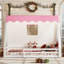 Lit simple au sol avec tente et lit en bois massif-1372897583-1372897556