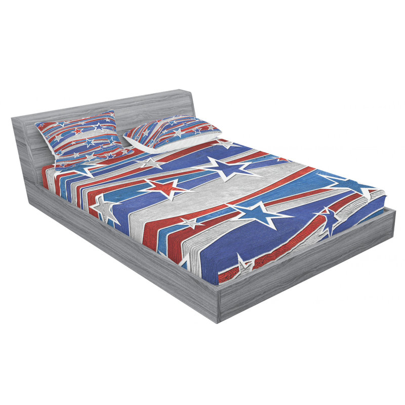 Microfiber Sheet Set, Queen Sheet Set with Fitted Sheet