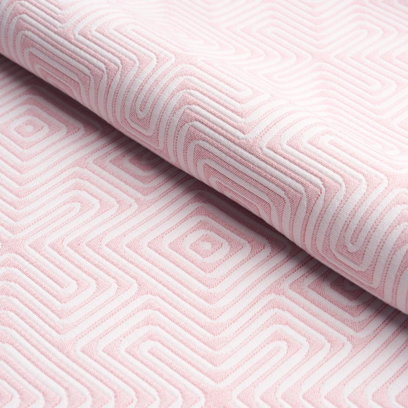 Tissu intérieur / extérieur Schumacher x Trina Turk, Rosé