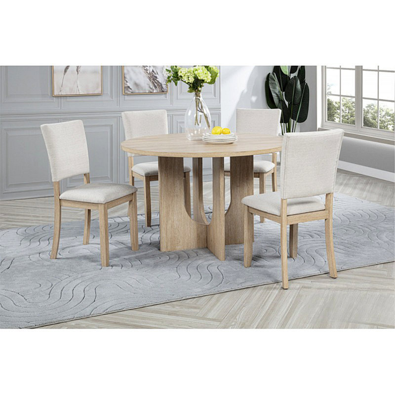 Ensemble de 2 chaises de salle à manger en bois