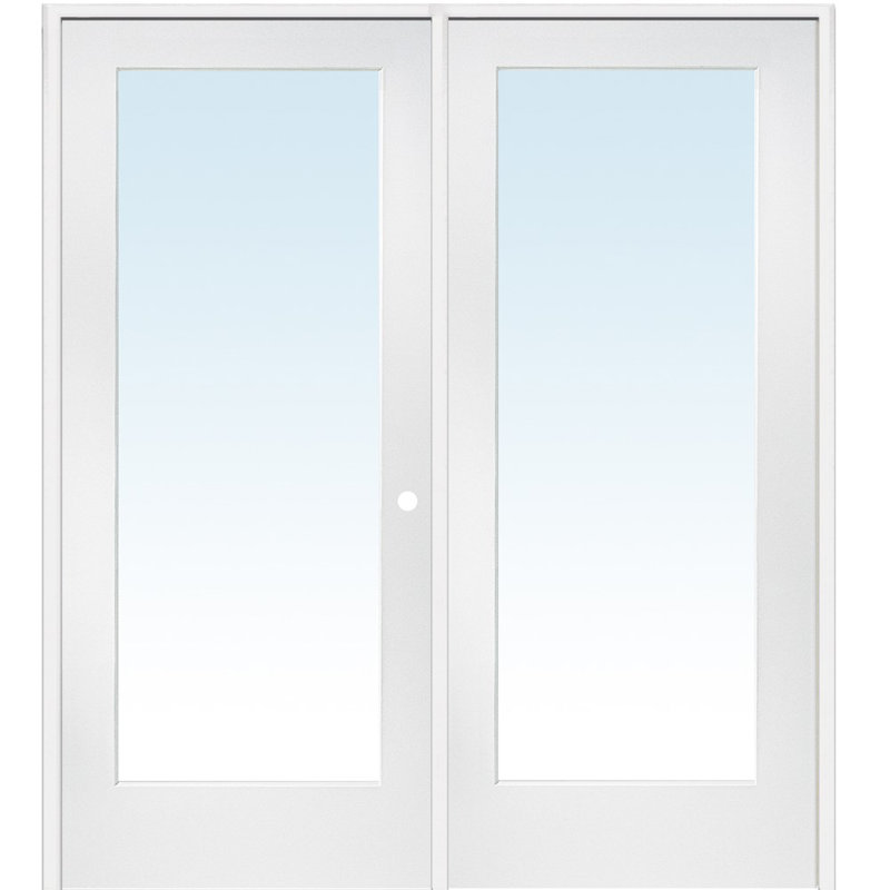 Portes françaises en verre, 72 po x 80 po, Gauche