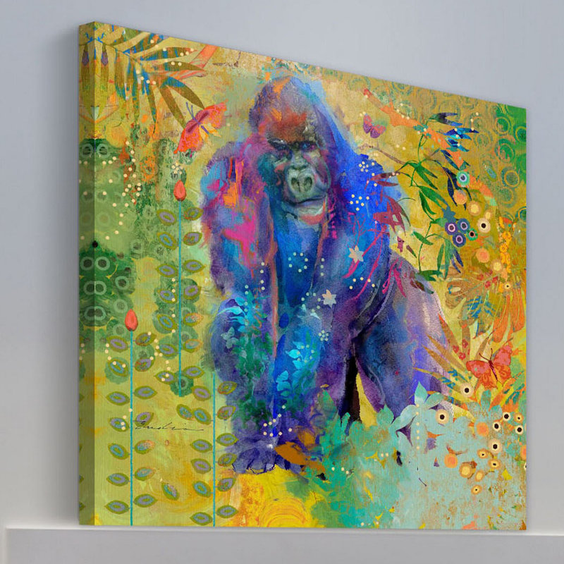 Evelia - Wrapped Canvas Print, 122cm H x 122cm W x 3.8cm D