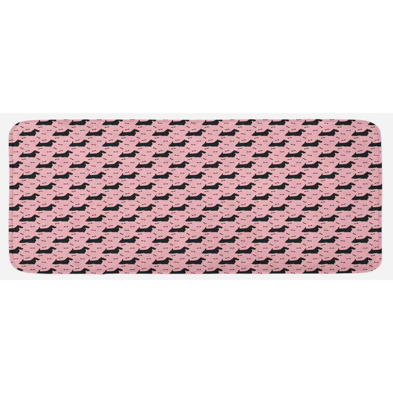 Tapis de cuisine pour chien Scottie
