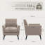 Upholstered Linen Armchair