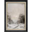 Sunrise Over Snowy Forest Path, reproduction d'art encadrée-91356090-91356091