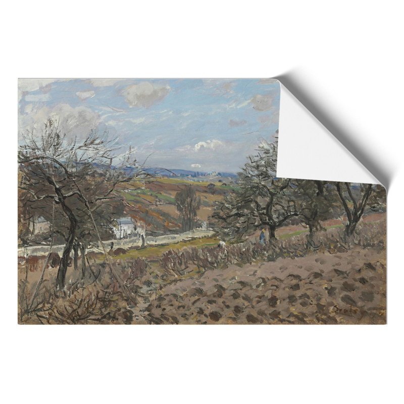 Bougival by Alfred Sisley - Frameless Print, 42cm H x 59cm W x 0.1cm D