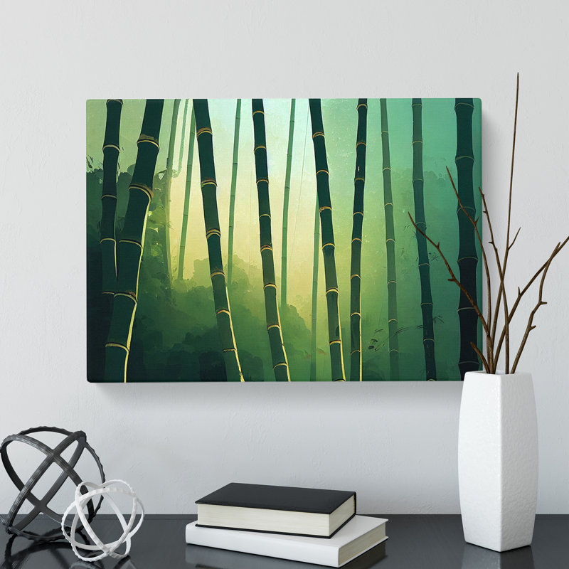 Bamboo Forest Scene Vol.1 - Wrapped Canvas, 50cm H x 76cm W x 3cm D