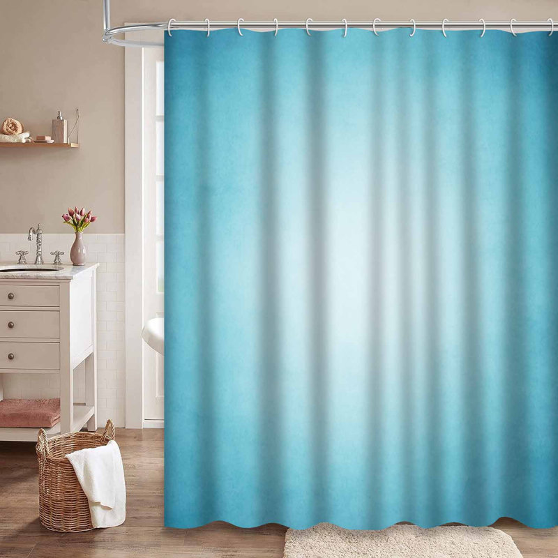 Rideau de douche avec 12 crochets, L 72 po x l 72 po