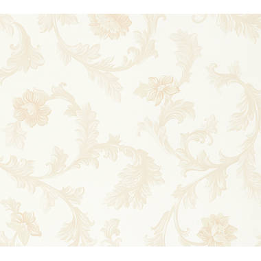 Galerie Wallcoverings Neapolis 3 Floral Medallion Design 33' L x 21 W  Metallic Wallpaper Roll