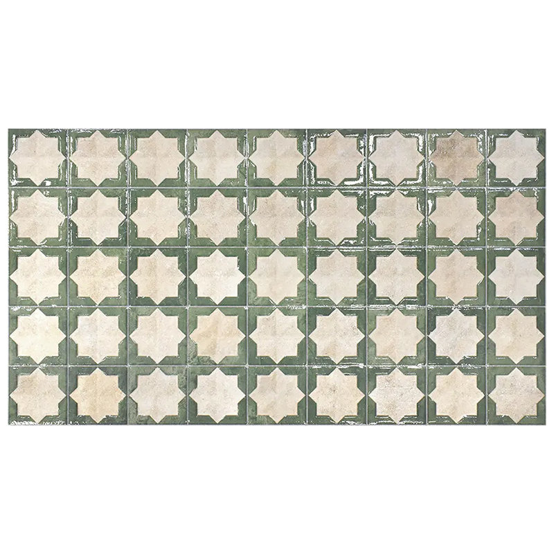 Citadelle 12,2 po X 22 po Carrelage mural en porcelaine grand format mat et brillant (paquet de 13,03 pieds carrés) - paquet de 7