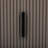 Storage Cabinet With Metal Handles And Vertical Striped Door-2126079512