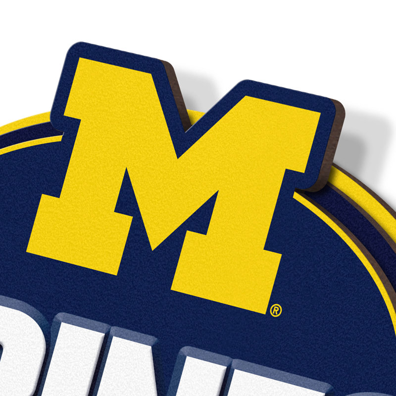 NCAA Michigan Wolverines Street Sign