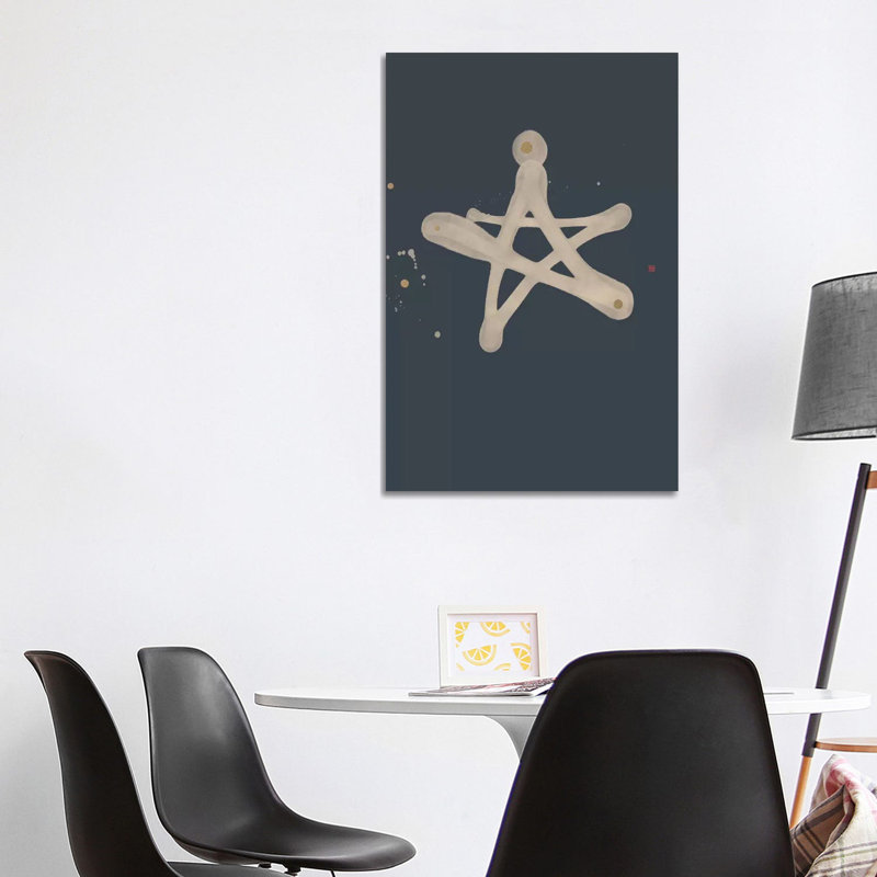 A New Star Is Born (Dark Blue Version) 1 Piece Wall Art on Canvas, 101.6cm H x 66.04cm W