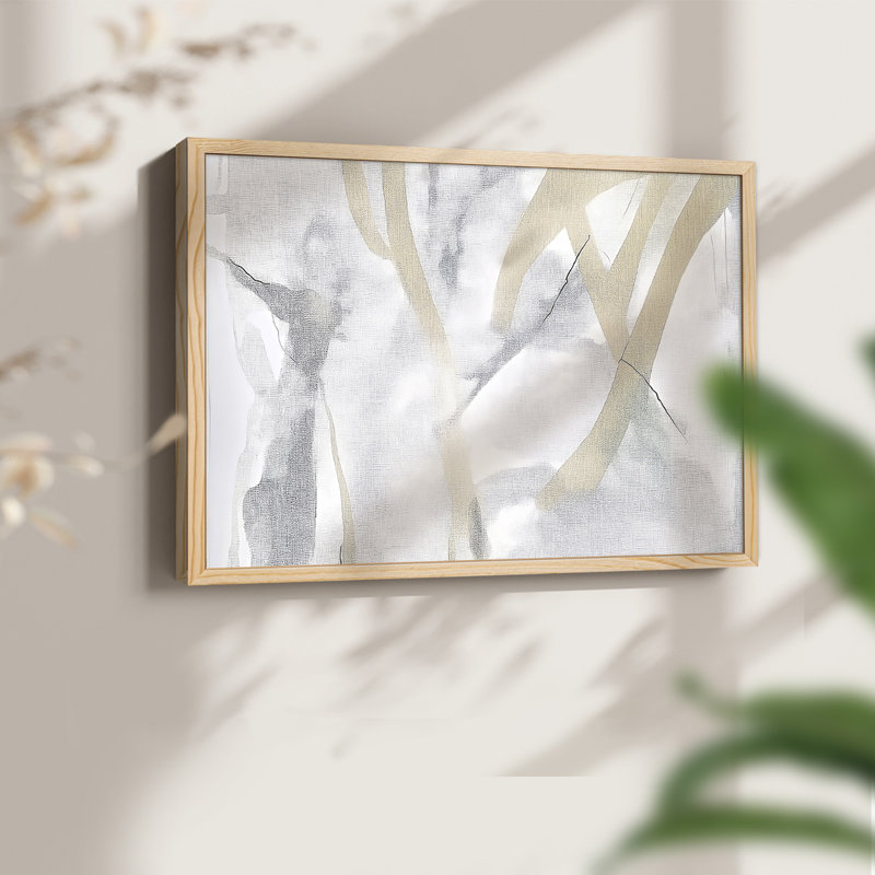 Abstrait, série Lxxxi, reproduction encadrée, Naturel, H 16 po x l 20 po