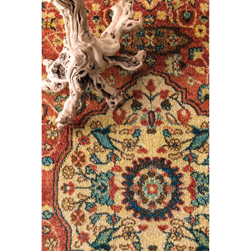Tapis rouille Shasta Lake, Rectangle 4 pi x 6 pi
