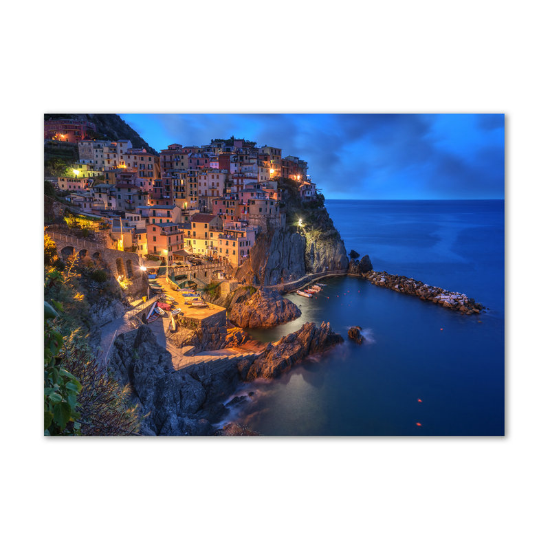 Manarola Italy - Wrapped Canvas Print