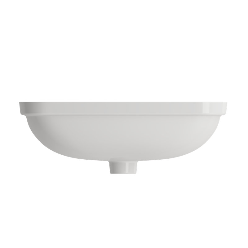 Scala 21.65'' L Bathroom Sink, White
