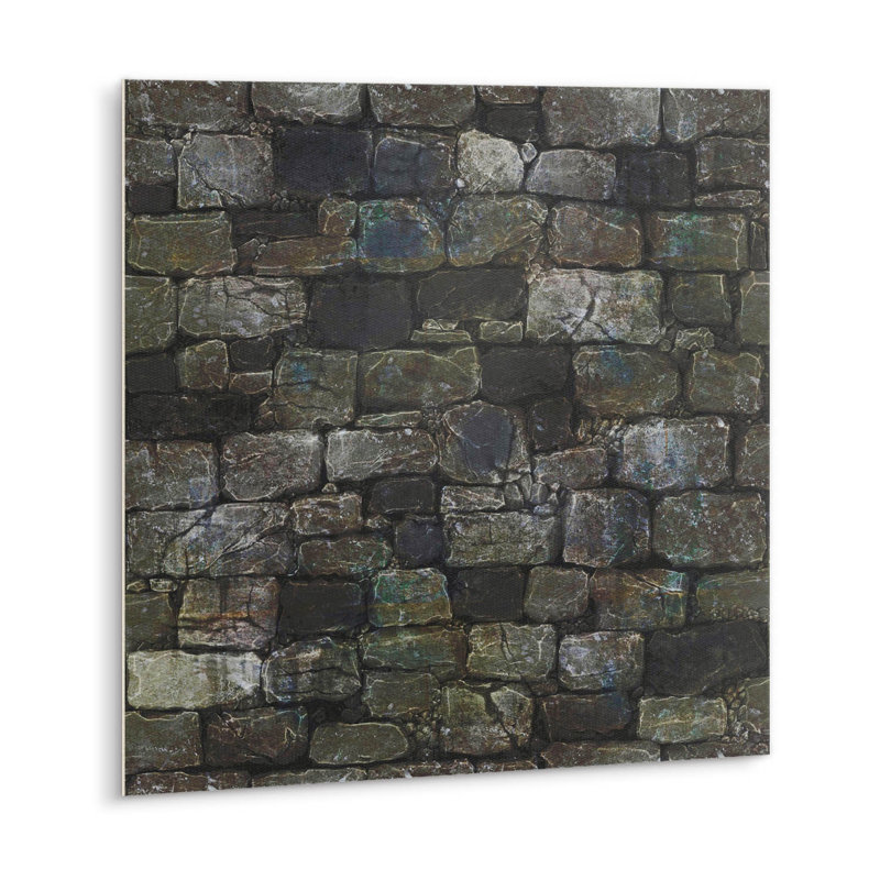 Cevilla 30x30 cm Pvc Mosaic Sheet in Grey