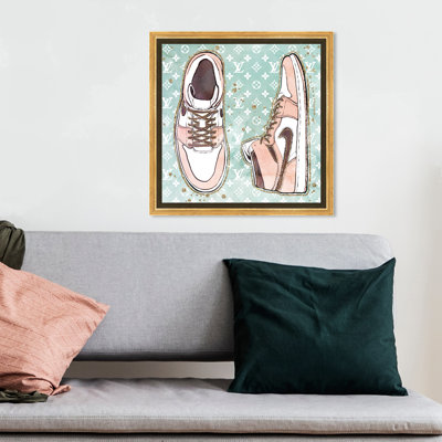 «Fashion And Glam Blush», impression sur toile