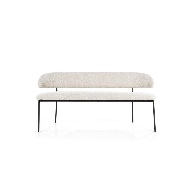 Bench Upholstered Dining Bench, Beige