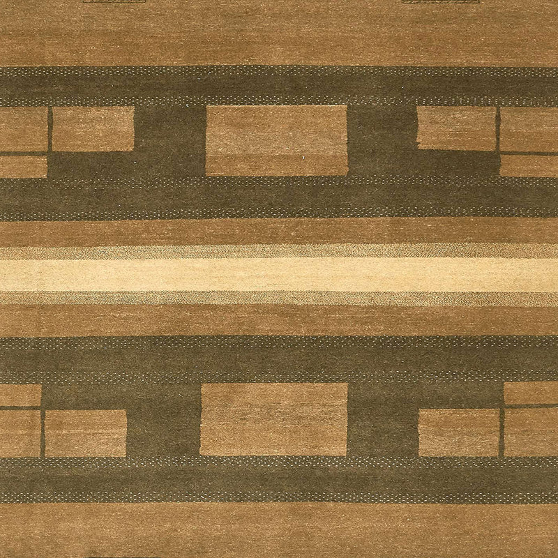 Tapis abstrait moderne 356, Carré 7 pi