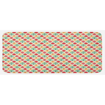 Tapis de cuisine coccinelle