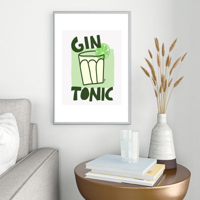 AthenesAtelier Gin Tonic I Framed Art Print