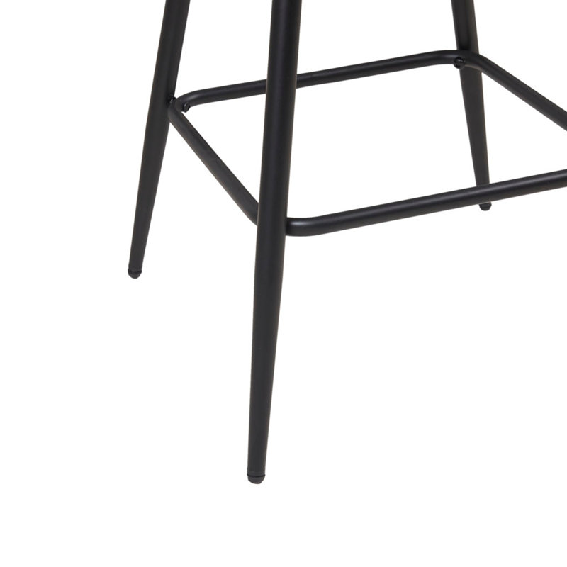 Tabouret de comptoir pivotant en similicuir