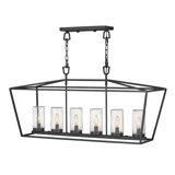 Alford Place 6 -Bulb 18.75" H Outdoor Chandelier