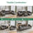 Tremee U Shaped Modular Velvet Sectional Couch-86786412