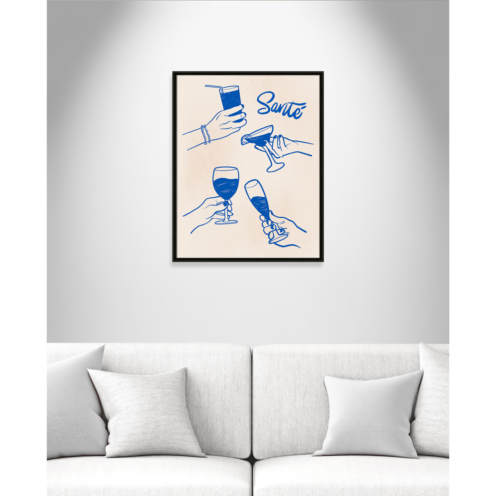 Sante Print by Kimberly Allen, 23.5'' W x 29.5'' H, Espresso Floater