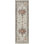 Tapis intérieur / extérieur oriental noué à la main en gris / beige / rouge