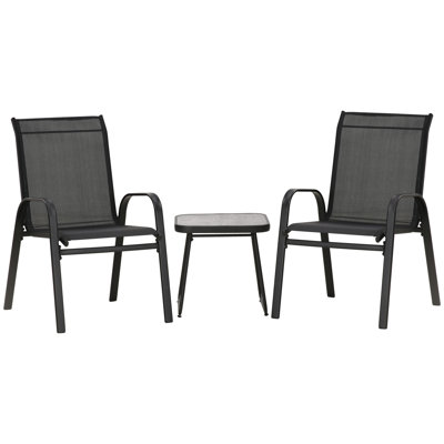 2 - Person Patio Dining Set with Rectangular Table