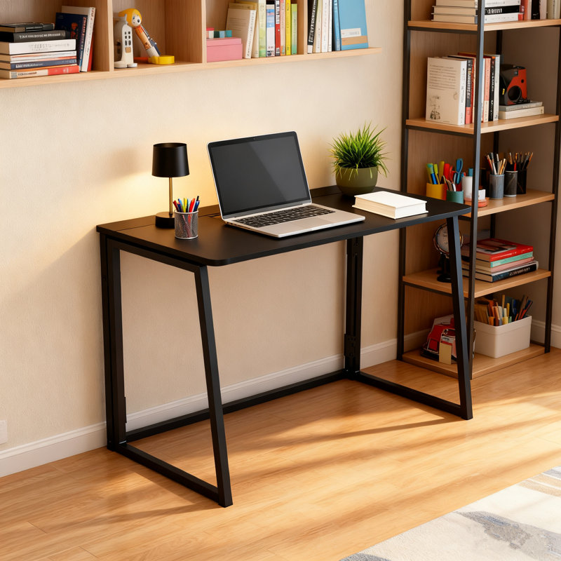Metal Base Folding Computer Desk