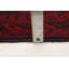 Tapis décoratif en laine rouge de conception unique 6 pi 7 po X 10 pi 3 po noué à la main New Age