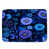 Floral bleu 1 sélectionné