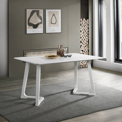 Nema Solid Wood Base Dining Table