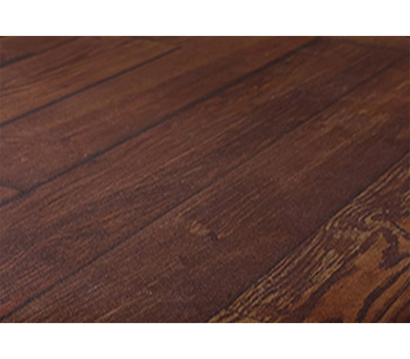 Plateau de table d'extérieur en bois thermolaqué, H 1,125 po x L 30 po x l 24 po, Planche de chêne rouge