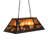 Rustic Lodge 6 - Light Black Pool Table Lights Pendant-16183440