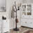 Solid Wood Freestanding 8- Hook Coat Rack-1206854186