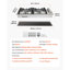 Plaque de cuisson au gaz, 30 po, 4 brûleurs, 48 000 BTU maximum, surface de cuisson encastrée en acier inoxydable, convertible GPL / NG