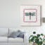 « libellule stamp brillante », art sur toile-2118217516