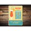 Enseigne en aluminium «Tropical Bar Welcome»-58196539