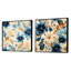 Montigny - Ensemble de 2 collages carrés botaniques abstraits-102162010-102162013