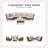 Argyri 5 - Person Outdoor Seating Group with Cushions-98373853-98201454