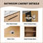 Meuble-lavabo simple 30 po avec comptoir Lauritzen