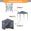 Amoi 2m x 2m Steel Pop-Up Gazebo-1856082994