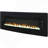 48" Curved Front Wall Mounted Electric Fireplace With Remote And Multi Color Flame And Ember Bed